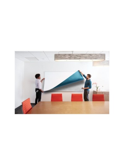 Pizarra blanca post-it super sticky flex adhesiva removible rollo 121,9x182,9 cm