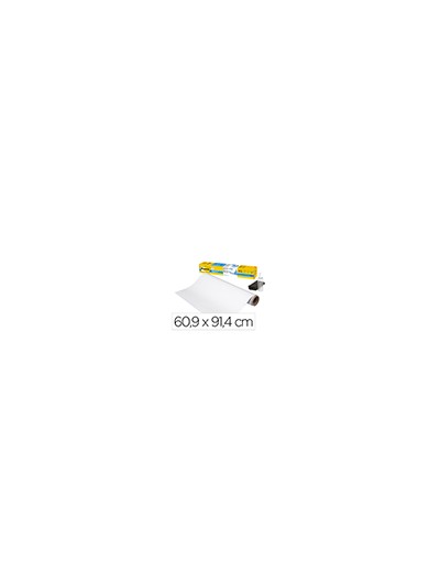 Pizarra blanca post-it super sticky flex adhesiva removible rollo 60,9x91,4 cm