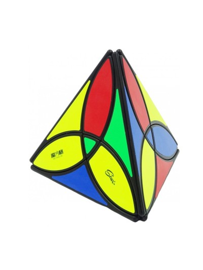 Cubo de rubik qiyi clover pyraminx negro