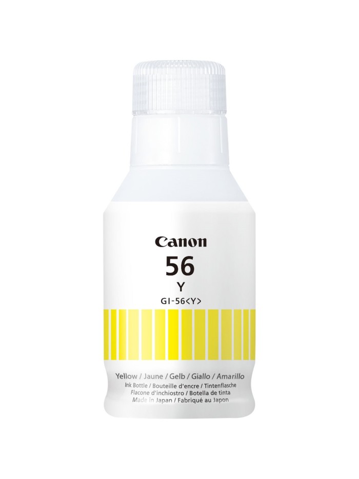 Botella tinta canon gi - 56y amarillo 135ml 14881 paginas Botella tinta canon gi - 56y amarillo 135ml 14881 paginas