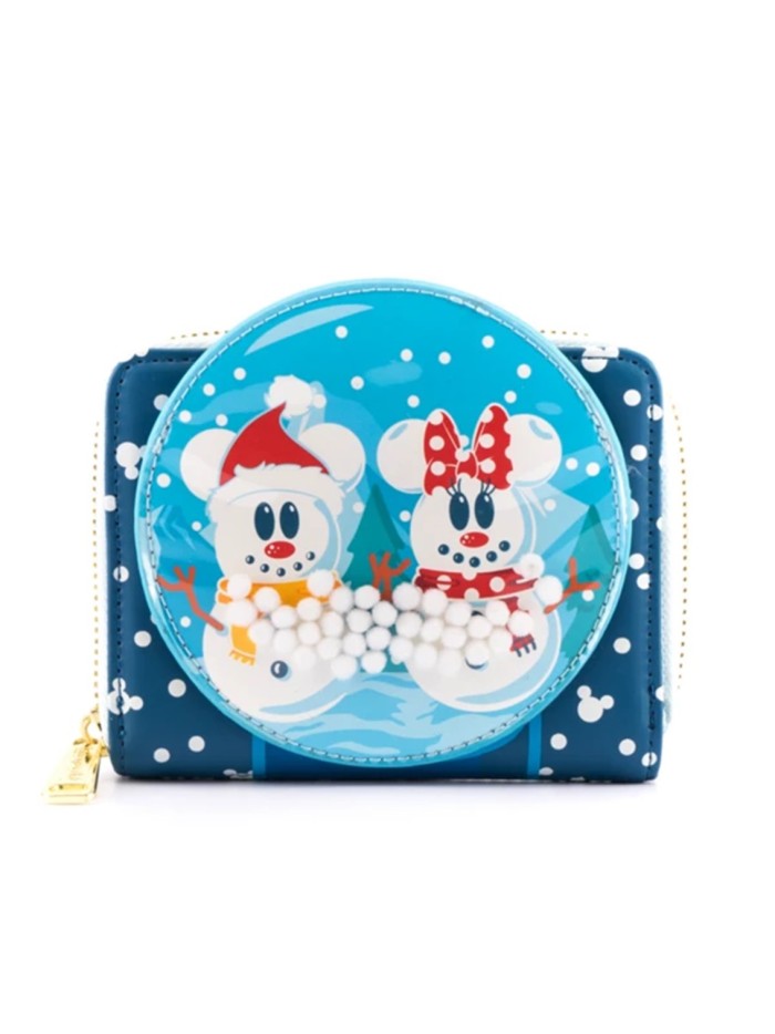 Monedero loungefly disney minnie y mickey muñecos de nieve Monedero loungefly disney minnie y mickey muñecos de nieve