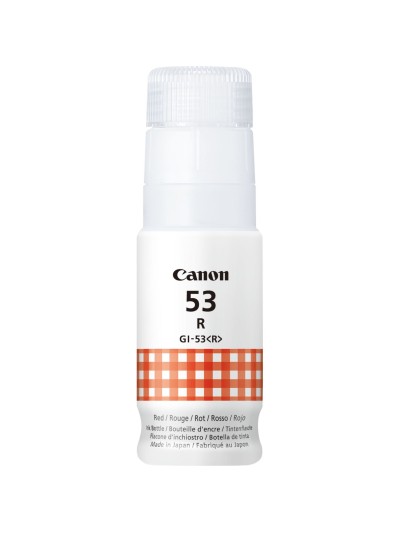 Botella tinta canon gi - 53r roja