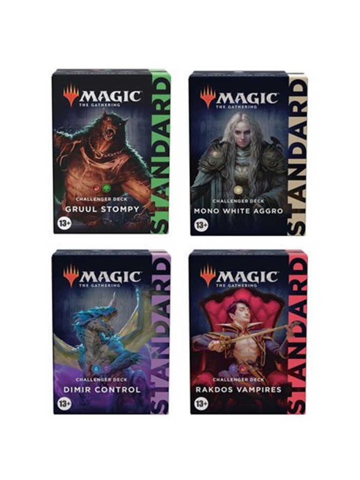 Juego de cartas caja de sobres wizard of the coast magic the gathering expositor de challenger deck 2022 8 expositores inglés Juego de cartas caja de sobres wizard of the coast magic the gathering expositor de challenger deck 2022 8 expositores inglés