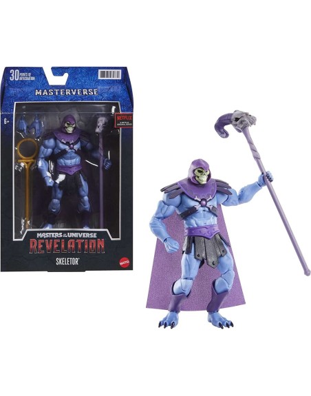 Figura mattel masters of the universe revelation skeletor 18 cm