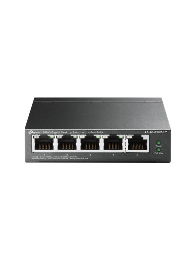 Switch 5 puertos tp - link tl - sg1005lp 10 - 100 - 1000 4 puertos poe+