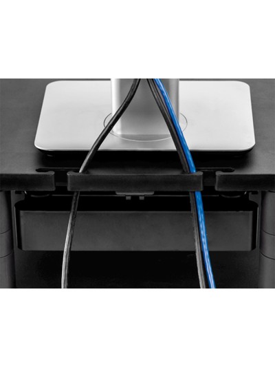 Soporte fellowes para monitor plus ajustable en 5 alturas 64 mm a 165 mm hasta 36 kg color grafito 165x335x344 mm