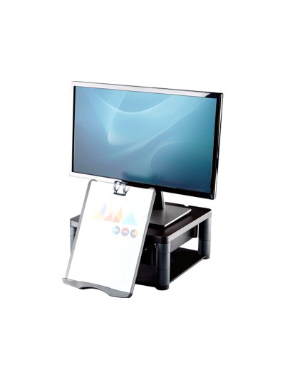 Soporte fellowes para monitor plus ajustable en 5 alturas 64 mm a 165 mm hasta 36 kg color grafito 165x335x344 mm