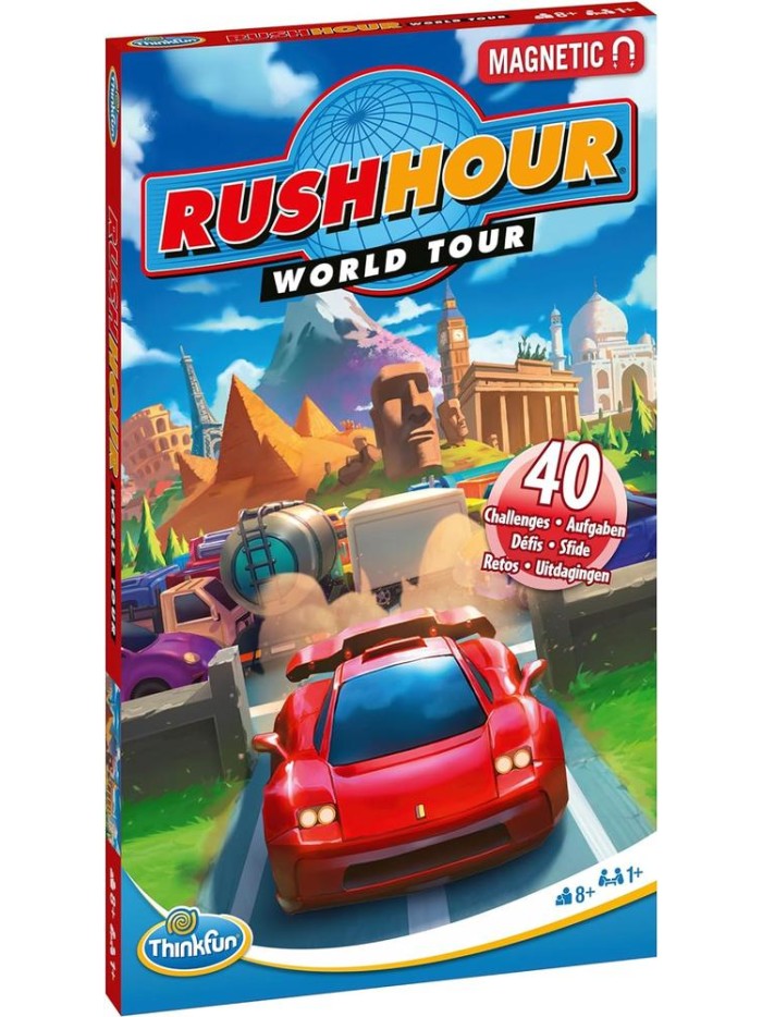 Puzzle magnético de viaje rush hour world tour Puzzle magnético de viaje rush hour world tour