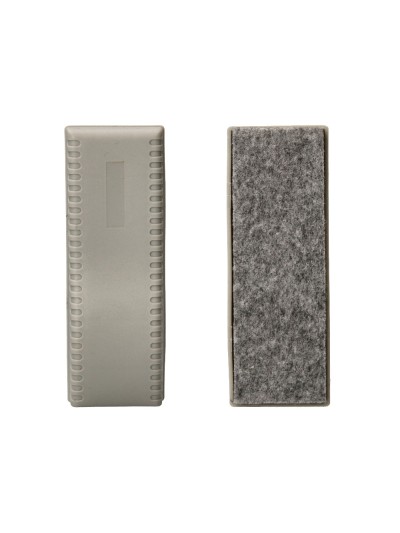 Borrador q-connect magnetico para pizarra blanca con recambio de fieltro reemplazable 15x5,5x4,5 cm