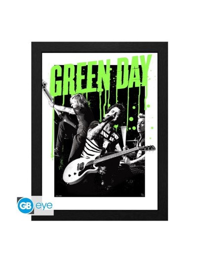 Impresion enmarcada gb eye green day live