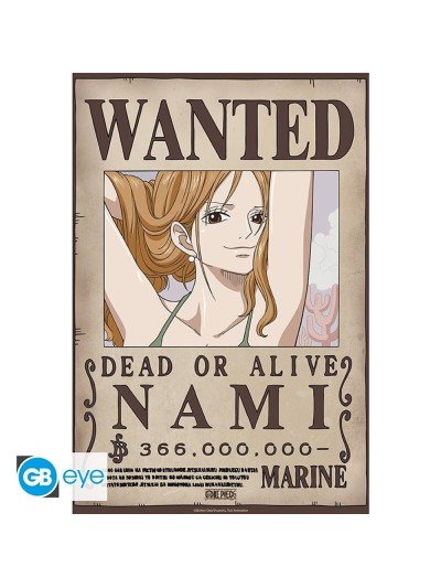 Poster gb eye chibi one piece wanted nami wano