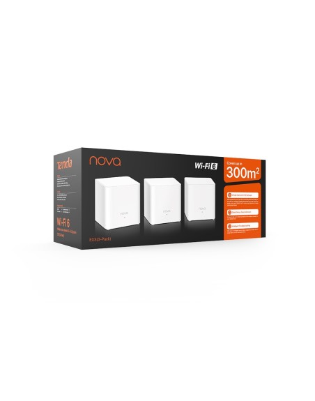 Punto de acceso wifi tenda ex3 ax1500 pack 3 unidades