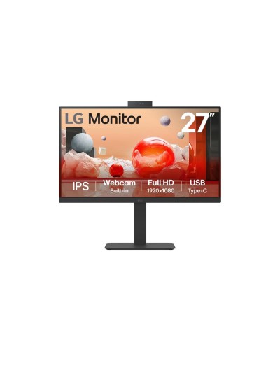 Led ips lg 27ba850 27 pulgadas fhd usb hdmi displayport reg. altura altavoces cam