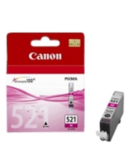 Cartucho tinta canon cli 521m magenta 9ml pixma 3600 - 4600 - 4700 - mp540 - 550 - 560 - 620 - 630 - 640 - 980 - mx860 - 870