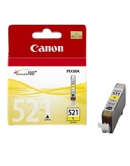 Cartucho tinta canon cli 521 amarillo 9ml pixma 3600 - 4600 - 4700 mp 540 - 550 - 560 - 620 - 630 - 640 - 980 mx860 - 870