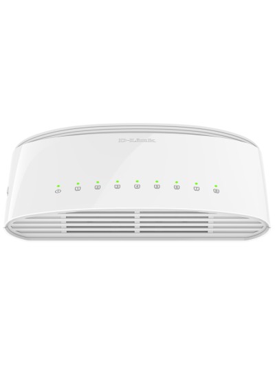 Switch d - link 8 ptos 10 - 100 - 1000 no gestionable