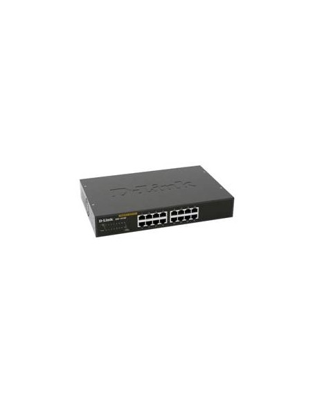 Switch 16port 10 - 100 - 1000 gibabit metal copper desktop switch d - link