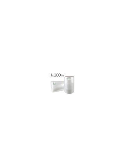 Plastico burbuja liderpapel ecouse 1x200m 30% de plastico reciclado