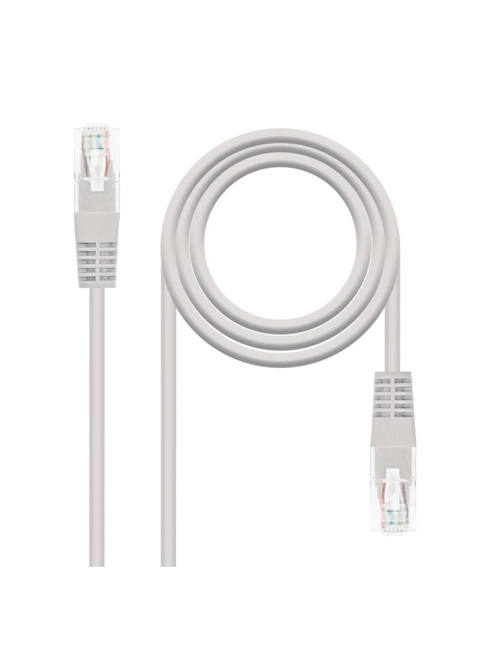 Cable red nanocable latiguillo rj45 utp cat6 3m gris Cable red nanocable latiguillo rj45 utp cat6 3m gris