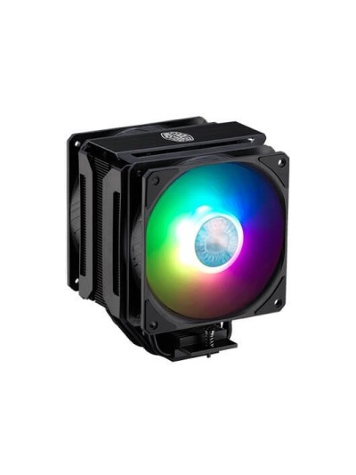 Disipador coolermaster masterair ma612 stealth argb ven 2x120mm argb - altura 158mm - multisocket