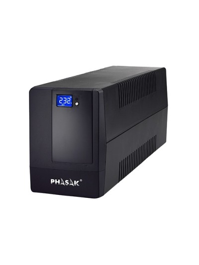 Sai ups phasak 1000va display lcd avr 4xschuko ph 9410