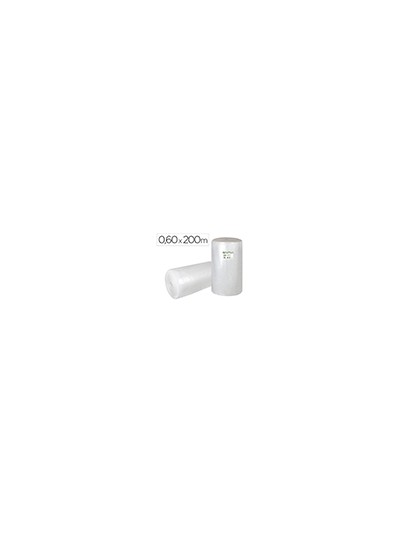Plastico burbuja liderpapel ecouse 0.60x200m 30% de plastico reciclado