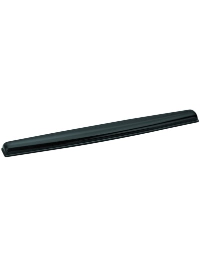 Reposamuñecas teclado fellowes gel crystal negro