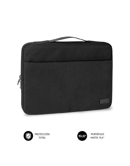 Funda para portatil subblim elegant laptop sleeve 15.6 pulgadas negro