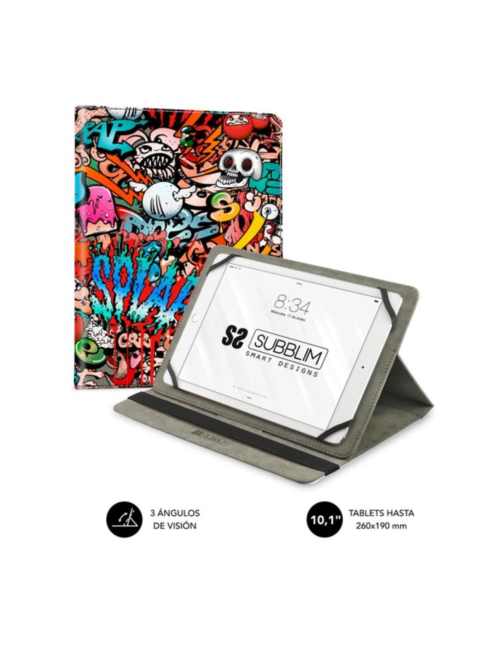 Funda subblim trendy case para tablet 10.1 pulgadas graffiti Funda subblim trendy case para tablet 10.1 pulgadas graffiti