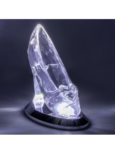 Lámpara 3d paladone cenicienta zapato de cristal