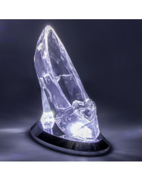 Lámpara 3d paladone cenicienta zapato de cristal