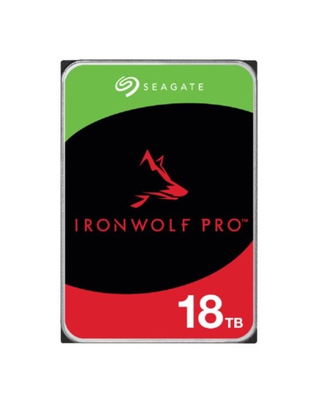 Disco duro interno seagate ironwolf pro 18tb 3.5 pulgadas sata 6gb - s