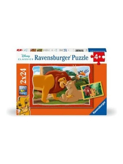 Puzzle ravensburger el rey leon 2x24