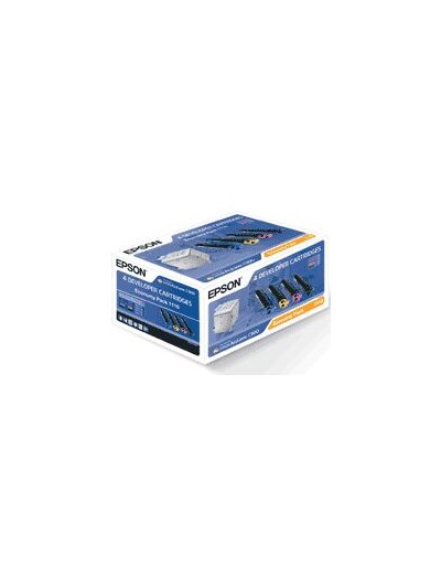 Pack toner epson aculaser c - 900 4 colores baja capacidad