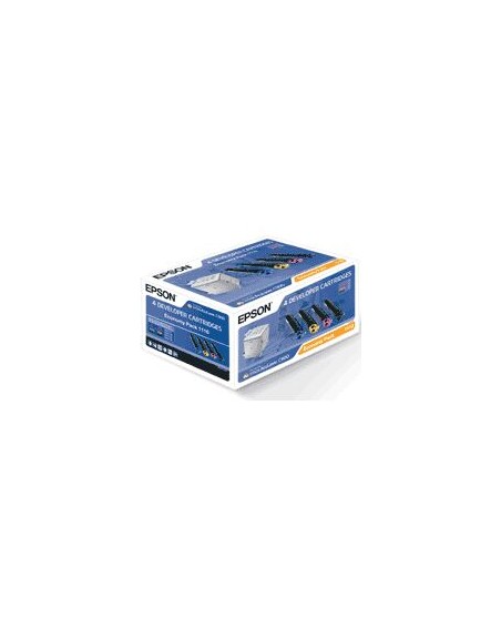 Pack toner epson aculaser c - 900 4 colores baja capacidad