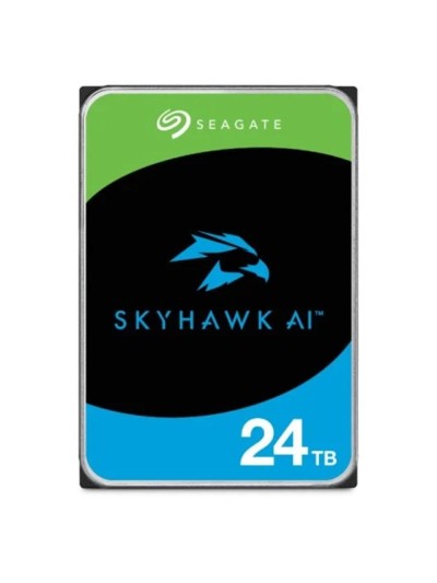 Disco duro interno hdd seagate skyhawk ai st24000ve002 24tb 3.5 pulgadas 7200rpm - 256mb - sata3