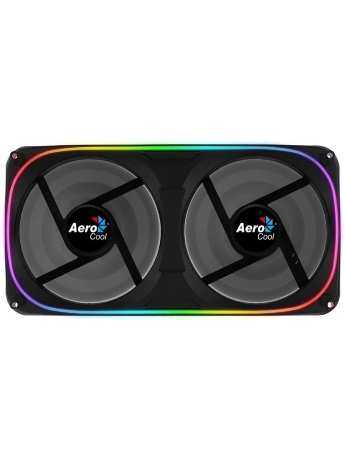 Ventilador de caja dual aerocool astro argb 2x 120mm Ventilador de caja dual aerocool astro argb 2x 120mm