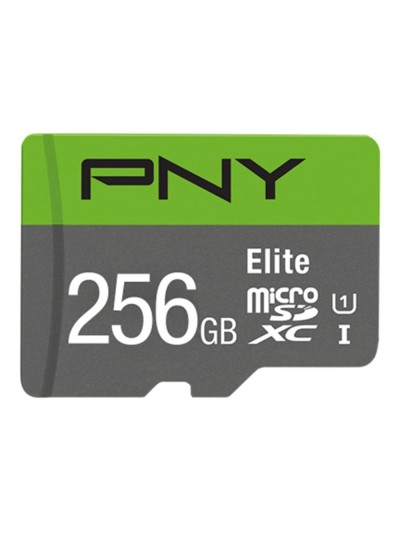 Tarjeta memoria micro secure digital micro sdxc elite pny 256gb clase 10 uhs - i u1