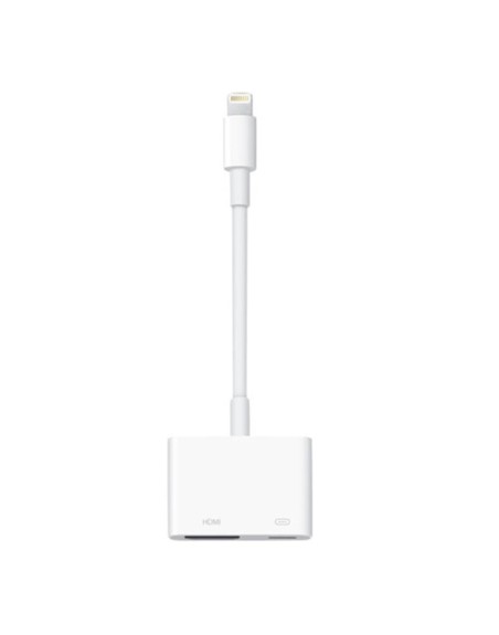 Adaptador lightning a hdmi - lightning apple macho - hembra - blanco