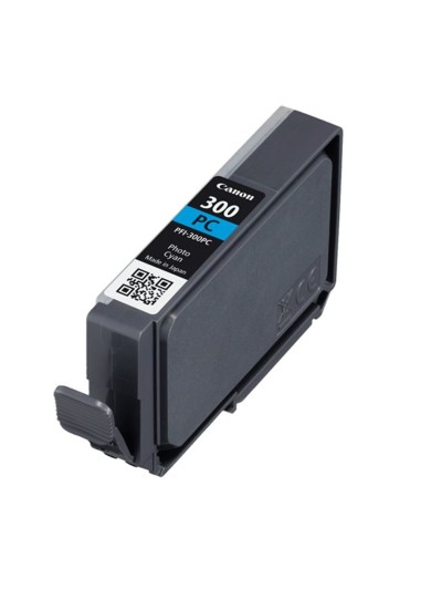 Cartucho canon pfi - 300 pc cian foto orginal