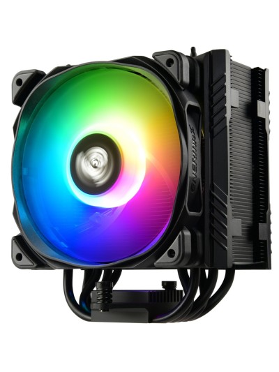 Ventilador disipador cpu gaming enermax ets - t50a - bk - argb para intel amd argb 1x12cm