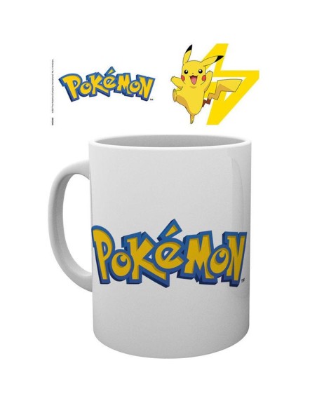 Taza 320 ml abysse pokemon logo & pikachu