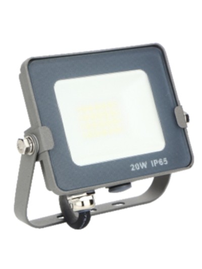 Foco led ips 65 20w 5700k luz fría 1600lm gris