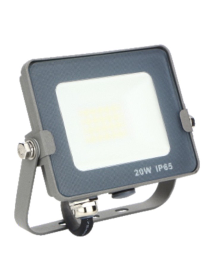 Foco led ips 65 20w 5700k luz fría 1600lm gris Foco led ips 65 20w 5700k luz fría 1600lm gris