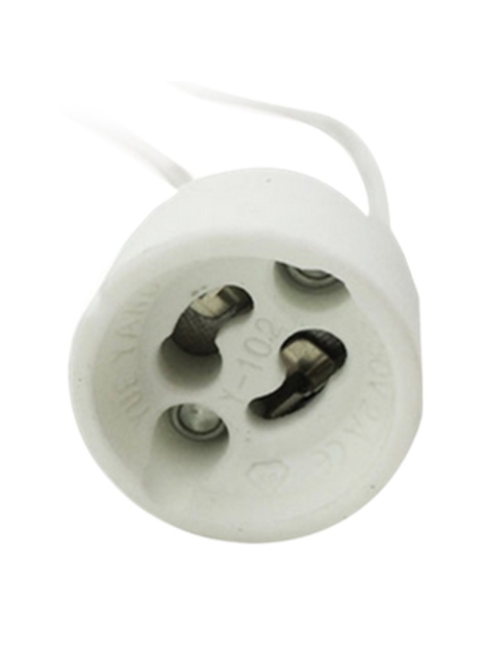 Porta lamparas silever electronics para casquillo gu10 230v 15 cm ( bolsa de 50 unidades) Porta lamparas silever electronics para casquillo gu10 230v 15 cm ( bolsa de 50 unidades)