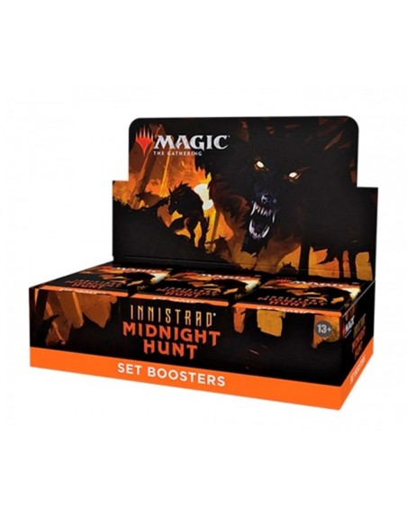 Juego de cartas set booster wizards of the coast magic the gathering innistrad midnight hunt 30 sobres ingles