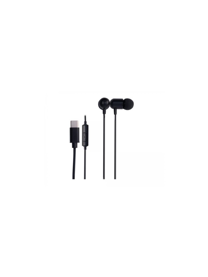 Auriculares intrauditivos fonestar x3 - nc - microfono - usb tipo c - negro Auriculares intrauditivos fonestar x3 - nc - microfono - usb tipo c - negro
