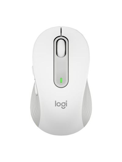Mouse raton logitech m650 for business mediano wireless inalambrico blanco crudo