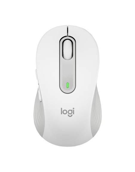 Mouse raton logitech m650 for business mediano wireless inalambrico blanco crudo