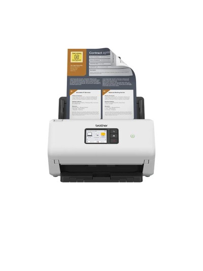 Escaner sobremesa brother ads - 4500w - 70ppm - duplex automatico - usb 3.0 - usb 2.0 - red - wifi - wifi direct - adf 60 hojas